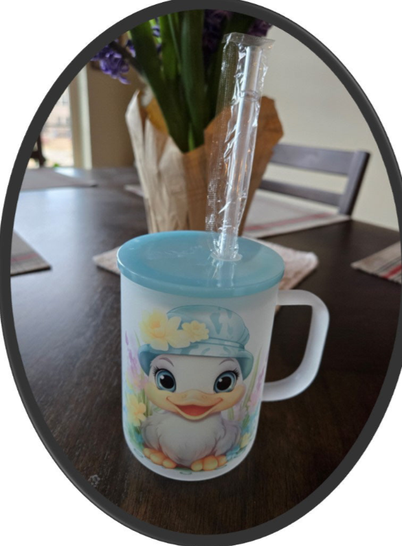 12 oz Ceramic Dressed Up Duck Mug