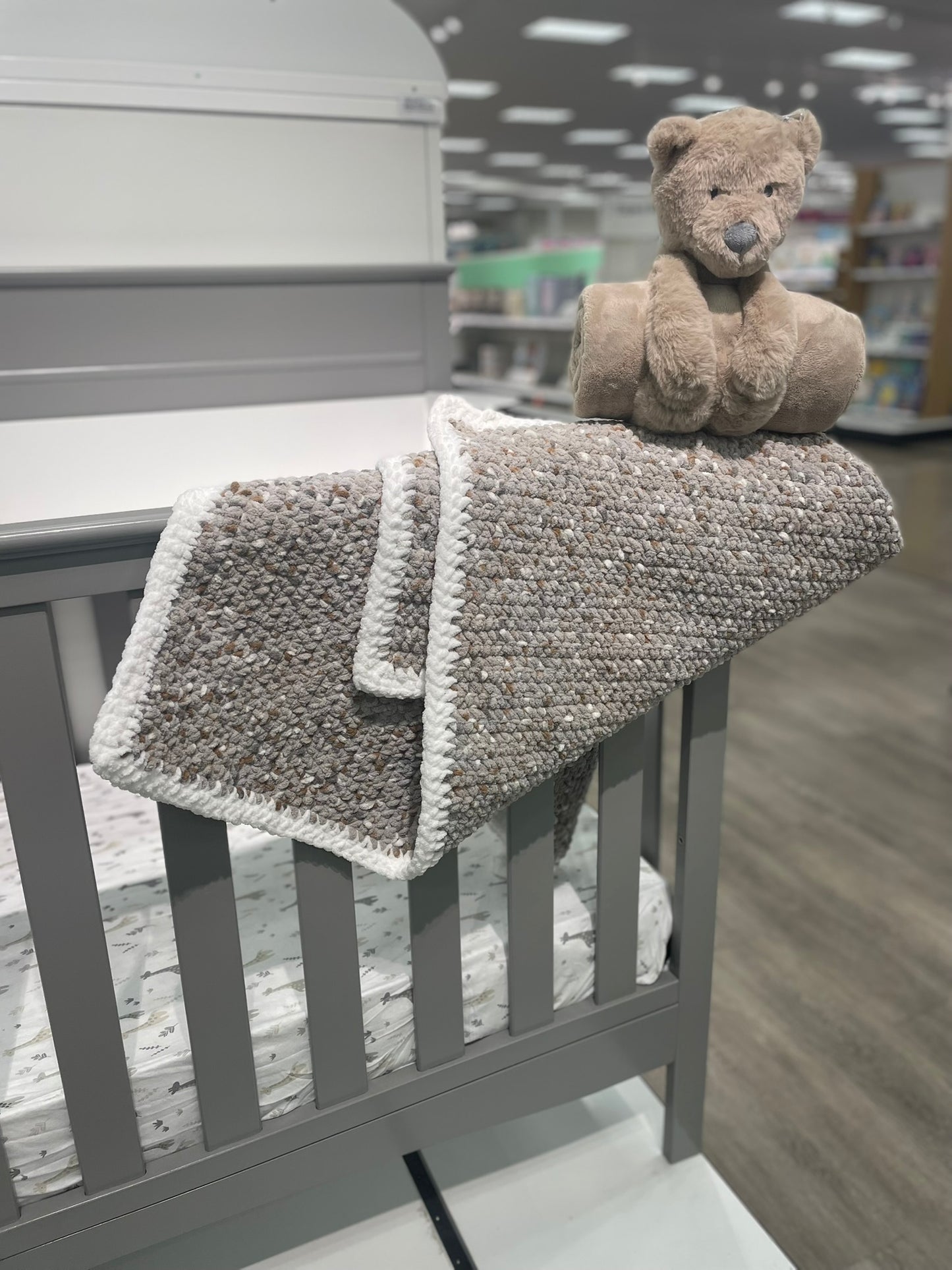 Baby Blanket hand-crocheted with love!