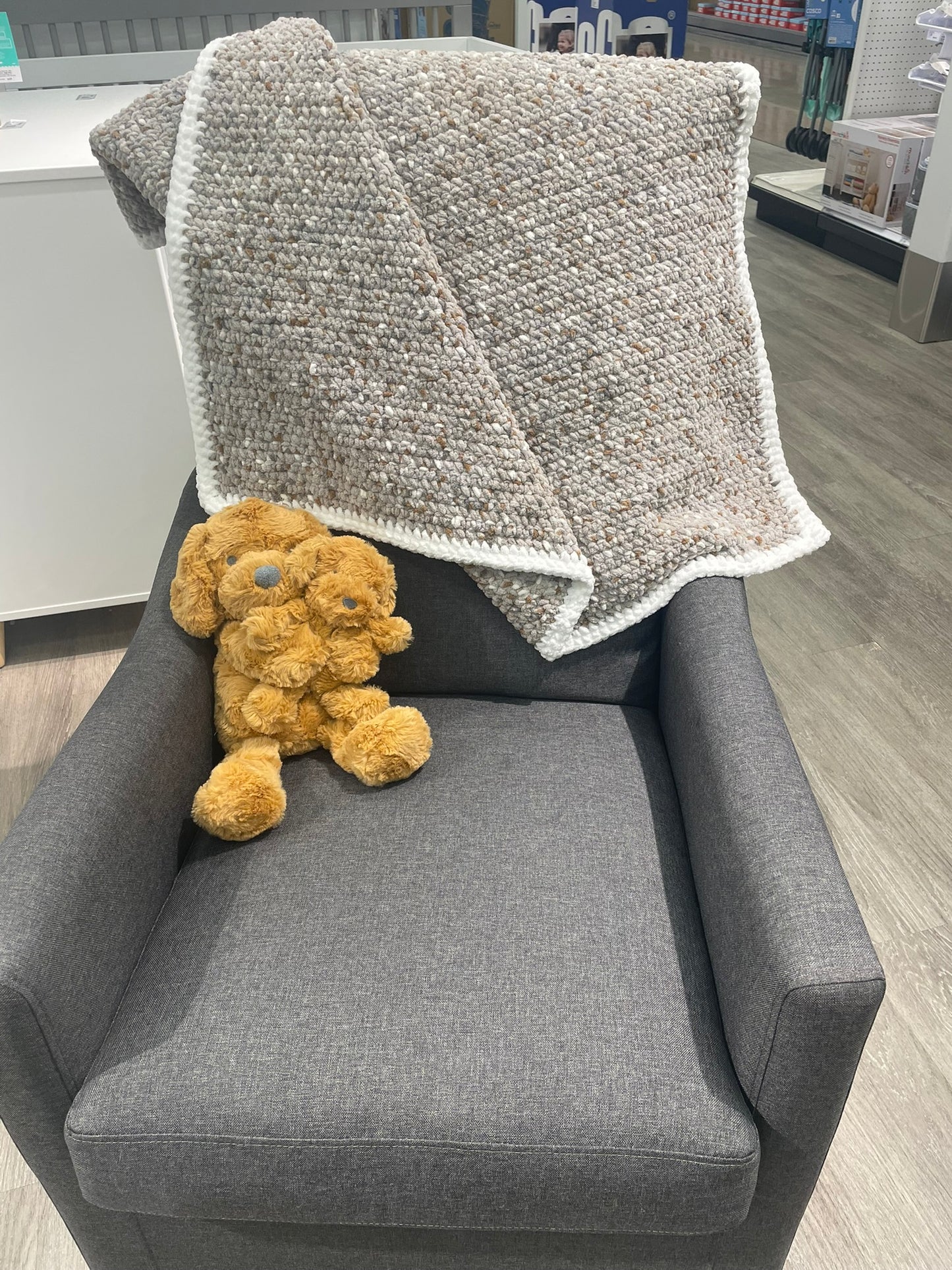 Baby Blanket hand-crocheted with love!