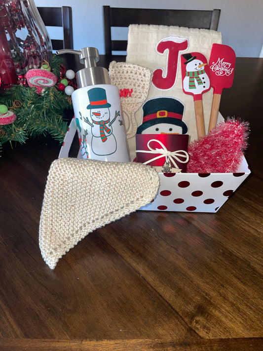 JOYful Snowmen in a Basket!