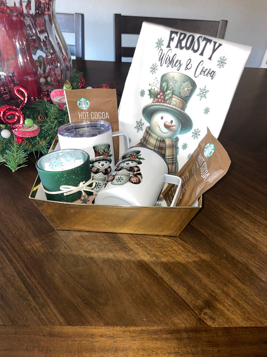 Frosty Wishes and Cocoa Kisses Basket!